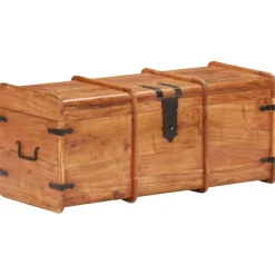 vidaXL Opbergkist 90x40x40 cm massief acaciahout