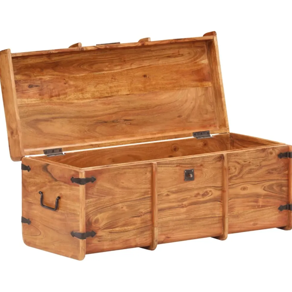 vidaXL Opbergkist 90x40x40 cm massief acaciahout