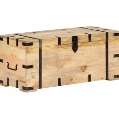 vidaXL Opbergkist 90x40x40 cm massief mangohout