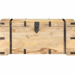 vidaXL Opbergkist 90x40x40 cm massief mangohout