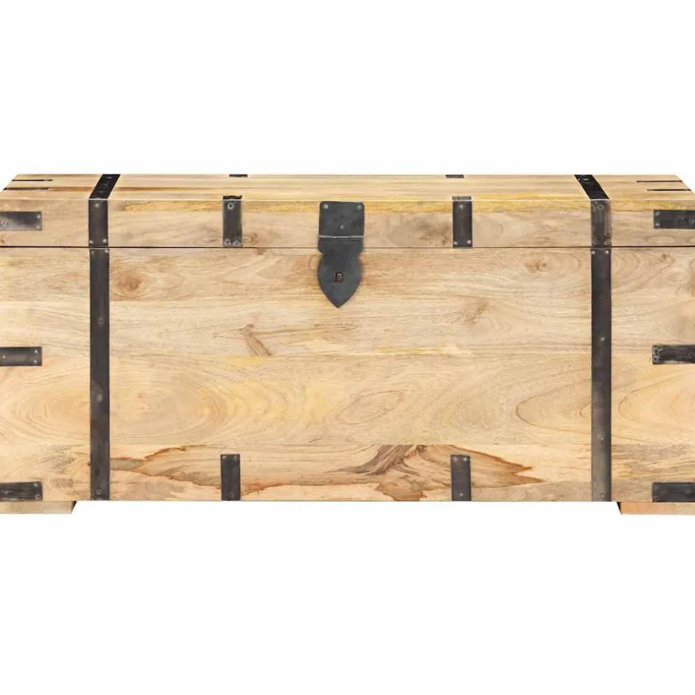 vidaXL Opbergkist 90x40x40 cm massief mangohout
