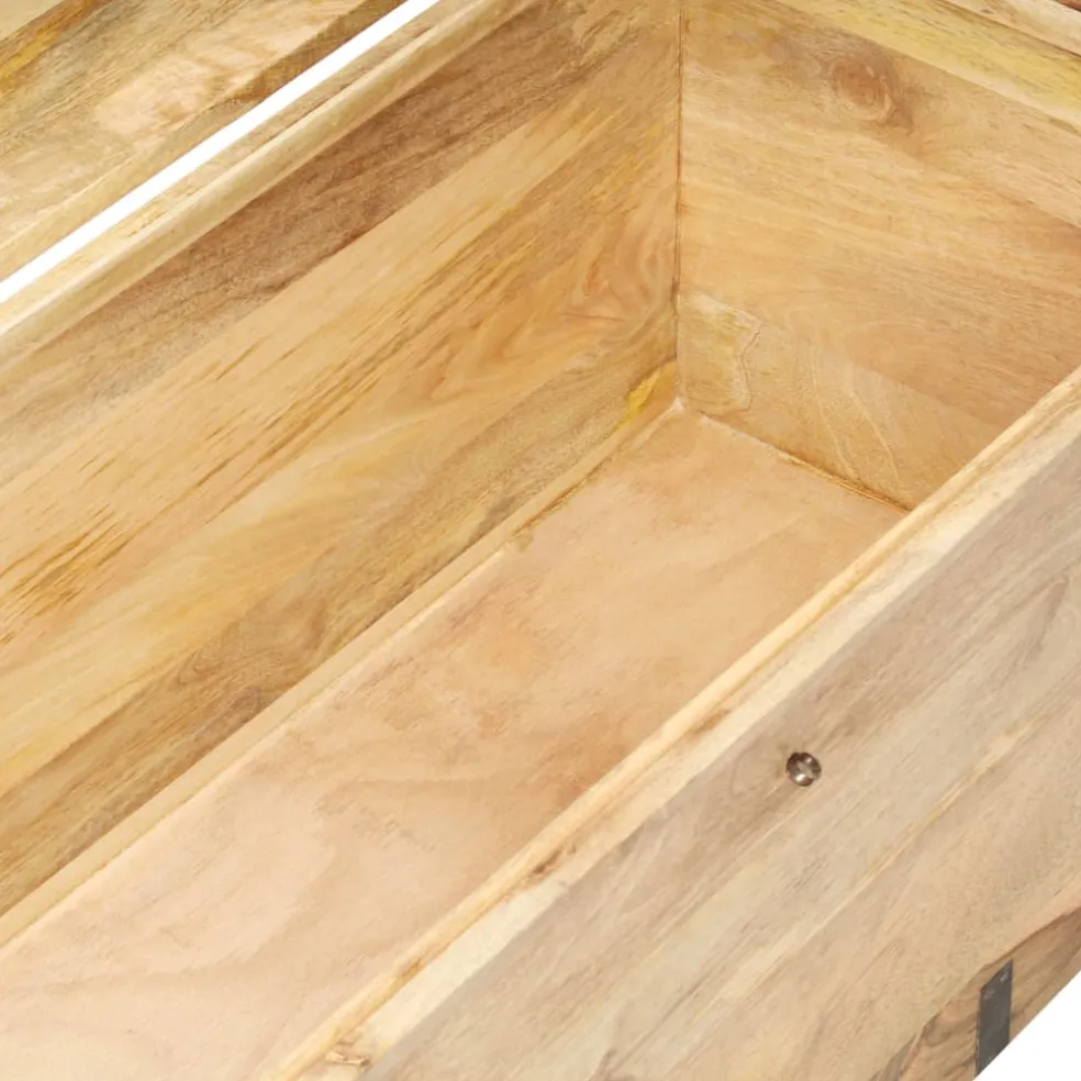 vidaXL Opbergkist 90x40x40 cm massief mangohout