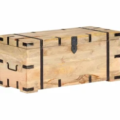 vidaXL Opbergkist 90x40x40 cm massief mangohout