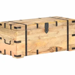 vidaXL Opbergkist 90x40x40 cm massief mangohout