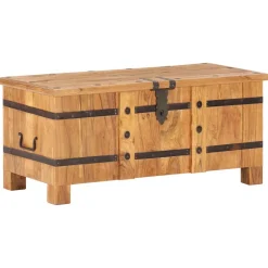 vidaXL Opbergkist 90x40x40 cm massief acaciahout
