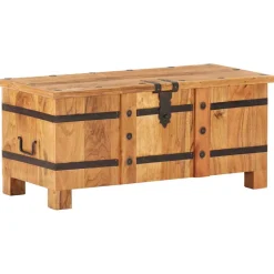 vidaXL Opbergkist 90x40x40 cm massief acaciahout