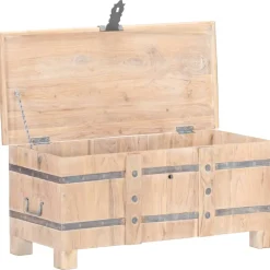 vidaXL Opbergkist 90x40x40 cm massief acaciahout