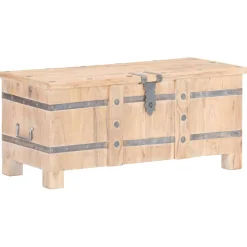 vidaXL Opbergkist 90x40x40 cm massief acaciahout