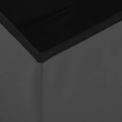 vidaXL Opbergkruk inklapbaar PVC grijs
