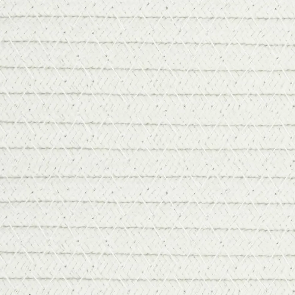vidaXL Opbergmanden 2 st Ø 28x28 cm katoen beige en wit