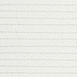 vidaXL Opbergmand Ø 49x65 cm katoen bruin en wit