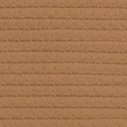 vidaXL Opbergmand Ø 49x65 cm katoen bruin en wit