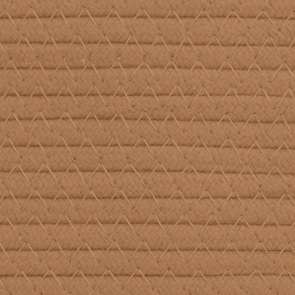 vidaXL Opbergmand Ø 40x35 cm katoen bruin