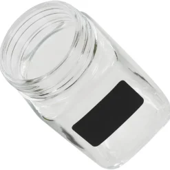 vidaXL Opbergpotten met stickers 12 st 300 ml