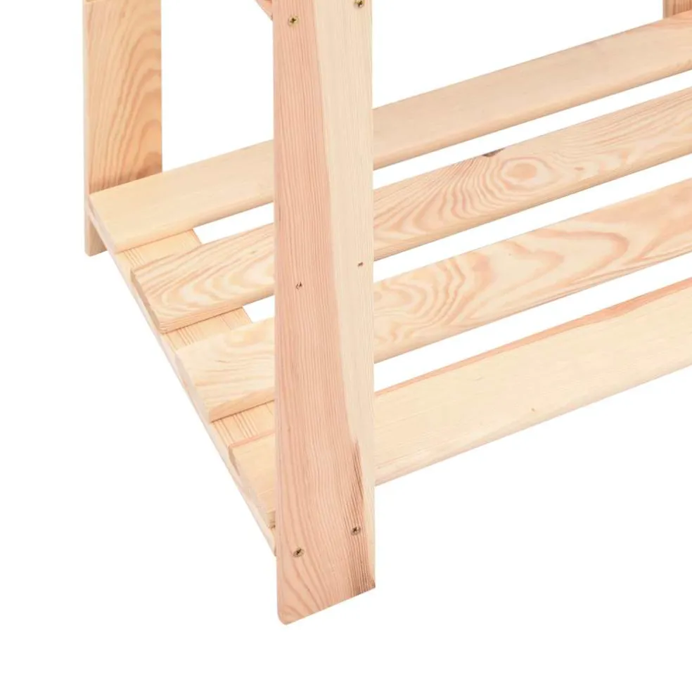 vidaXL Opbergrekken 5-laags 2 st 80x38x170 cm grenenhout 250 kg