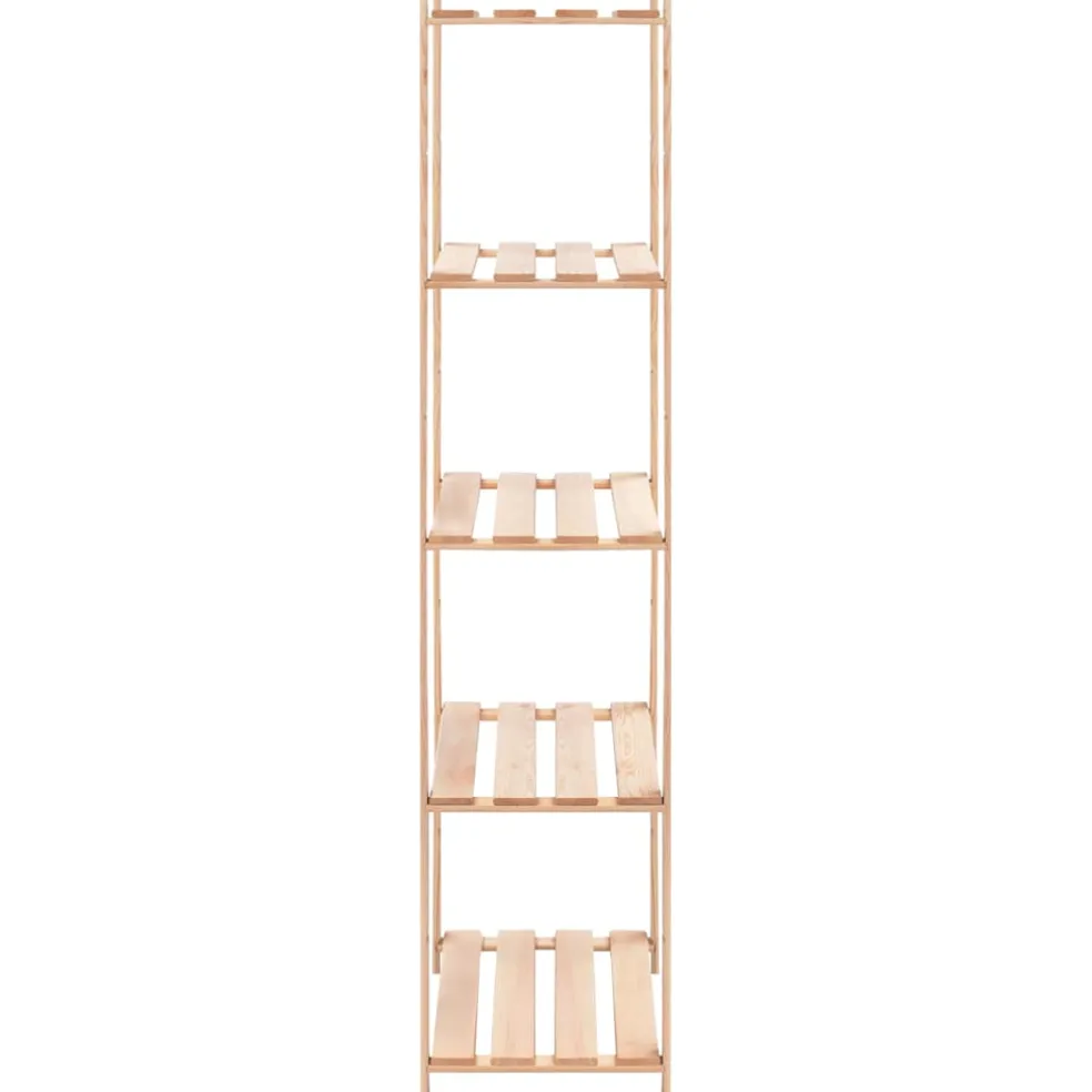 vidaXL Opbergrekken 5-laags 2 st 80x38x170 cm grenenhout 250 kg