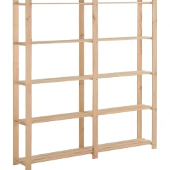 vidaXL Opbergrek 5-laags 170x28,5x170 cm massief grenenhout
