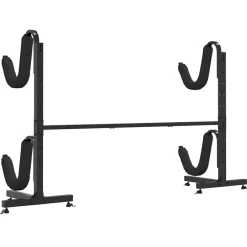 vidaXL Opbergrek voor 2 kajaks 250x57x127,5 cm staal