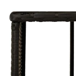 vidaXL Opbergschappen voor hottub 2 st poly rattan zwart