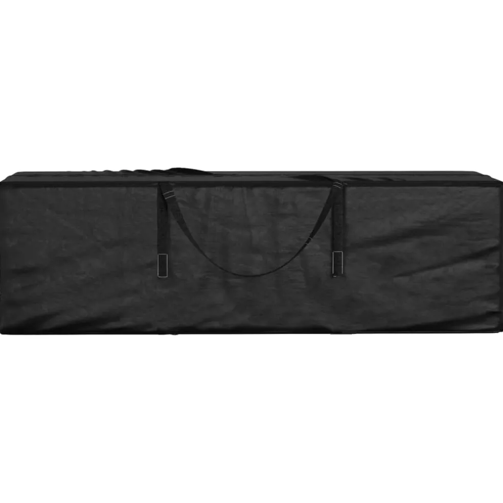 vidaXL Opbergtas voor tuinkussens 135x40x55 cm polyetheen zwart