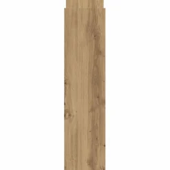 vidaXL Opbergtrolley smal 4-laags bewerkt hout artisanaal eikenkleurig