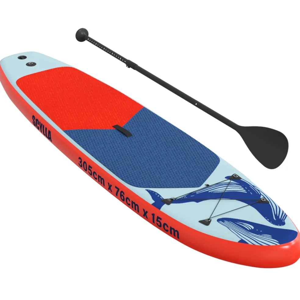 vidaXL Opblaasbaar Stand Up Paddle Board SCYLLA 305 x 76 x 15 cm Blauw