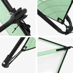 vidaXL Opblaasbaar SUP Board met Zeil POSEIDON 330 x 76 x 15 cm Groen