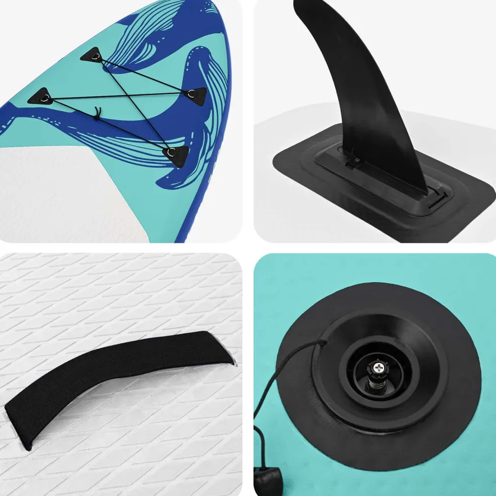 vidaXL Opblaasbaar SUP Board met Zeil HYDROS 330 x 76 x 15 cm