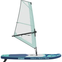 vidaXL Opblaasbaar SUP Board met Zeil HYDROS 330 x 76 x 15 cm