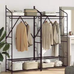 vidaXL Open Kledingkast 2 st 78 x 36 x 158 cm