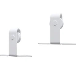 vidaXL Ophangset voor minischuifdeur 183 cm koolstofstaal wit