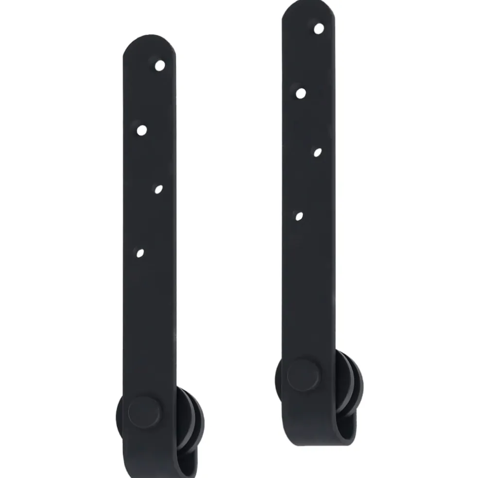 vidaXL Ophangset voor minischuifdeur 183 cm koolstofstaal