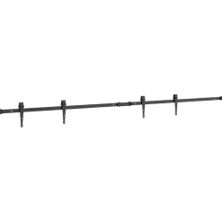 vidaXL Ophangset voor schuifdeur 200 cm koolstofstaal