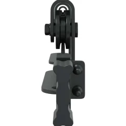 vidaXL Ophangset voor schuifdeur 122 cm koolstofstaal
