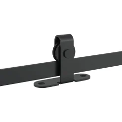 vidaXL Ophangset voor schuifdeur 122 cm koolstofstaal