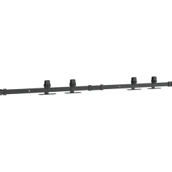 vidaXL Ophangset voor schuifdeur 122 cm koolstofstaal