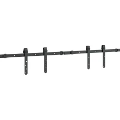 vidaXL Ophangset voor schuifdeur 122 cm koolstofstaal