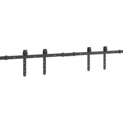 vidaXL Ophangset voor schuifdeur 122 cm koolstofstaal