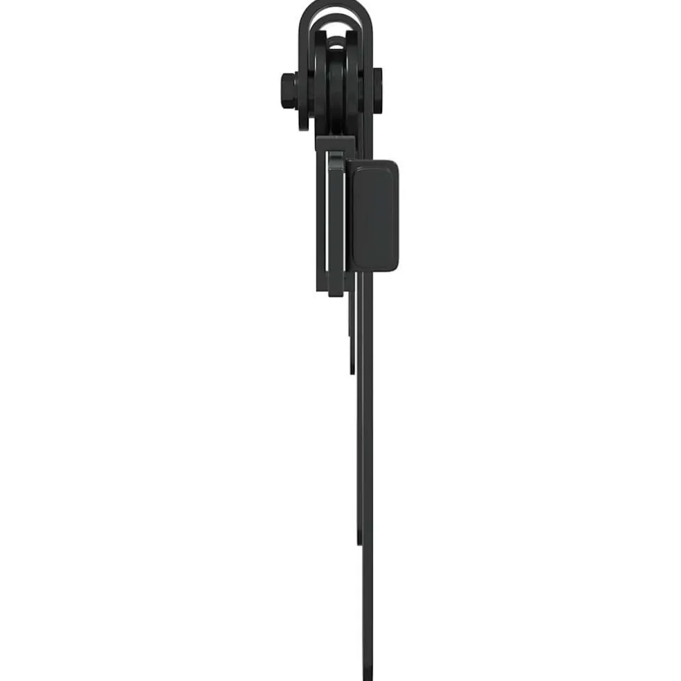 vidaXL Ophangset voor schuifdeur 122 cm koolstofstaal