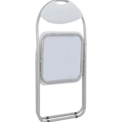 vidaXL Opklapbare stoelen, 4 stuks, wit kunstleer