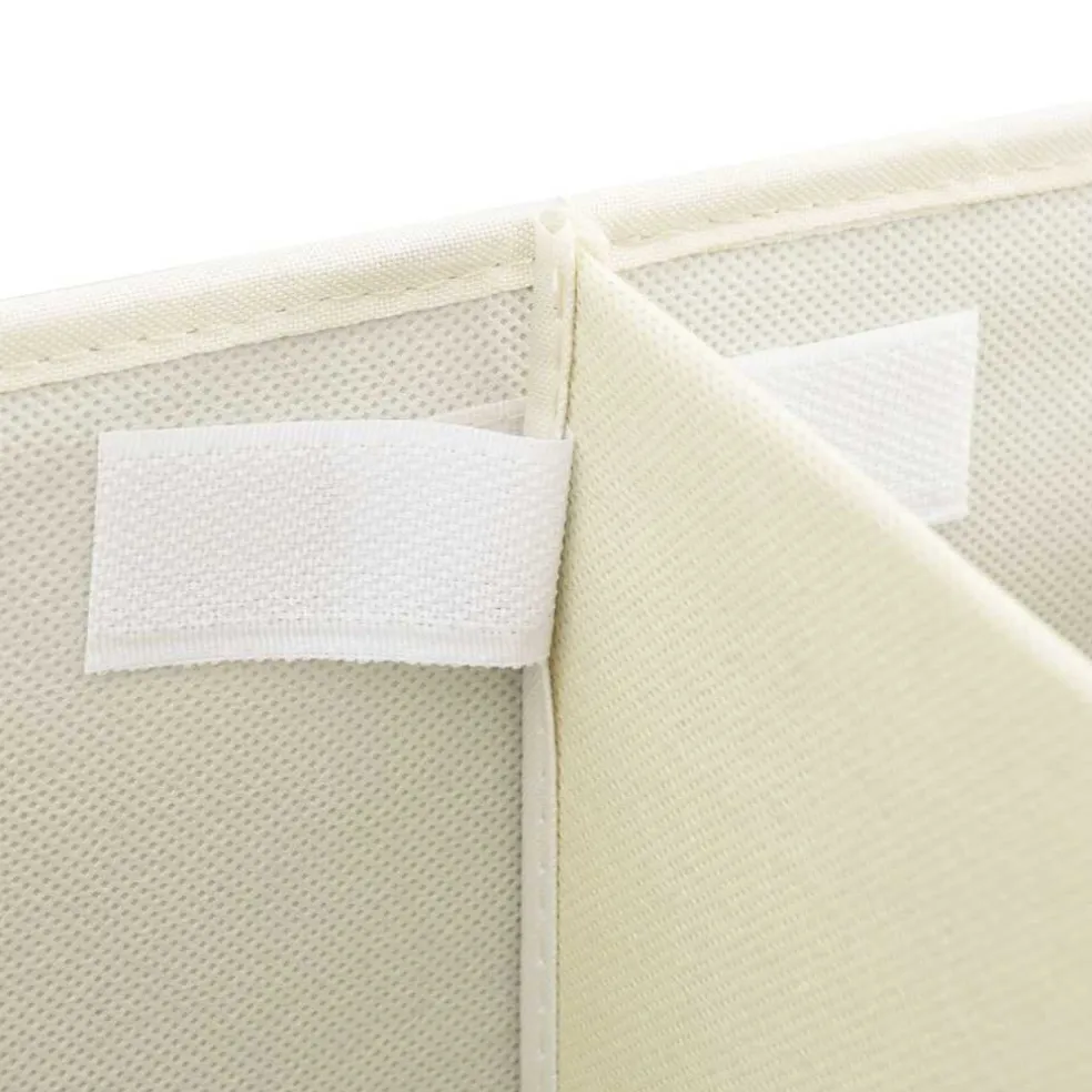 vidaXL Opslagdozen Nonwoven stof Antraciet
