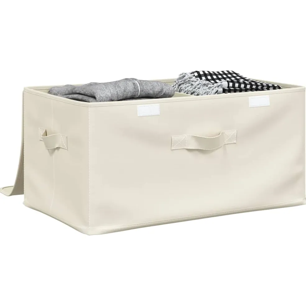 vidaXL Opslagdozen Nonwoven stof Antraciet
