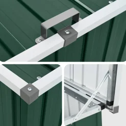 vidaXL Opslagdozen Perfect voor kussens, dekens en gereedschap Groen