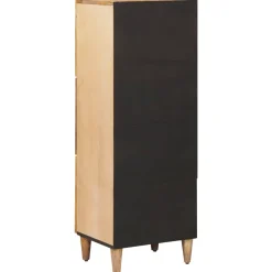 vidaXL Opslagkasten Bruin 40 x 33,5 x 110 cm Massief Mango Hout