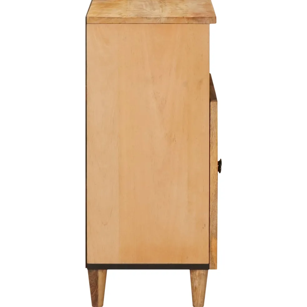 vidaXL Opslagkasten Bruin 60 x 33,5 x 75 cm Massief Mango Hout