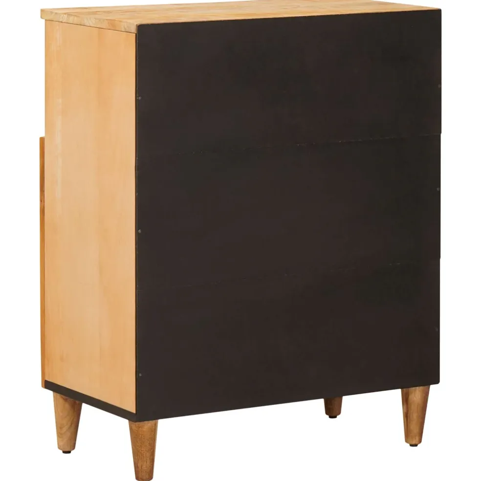 vidaXL Opslagkasten Bruin 60 x 33,5 x 75 cm Massief Mango Hout
