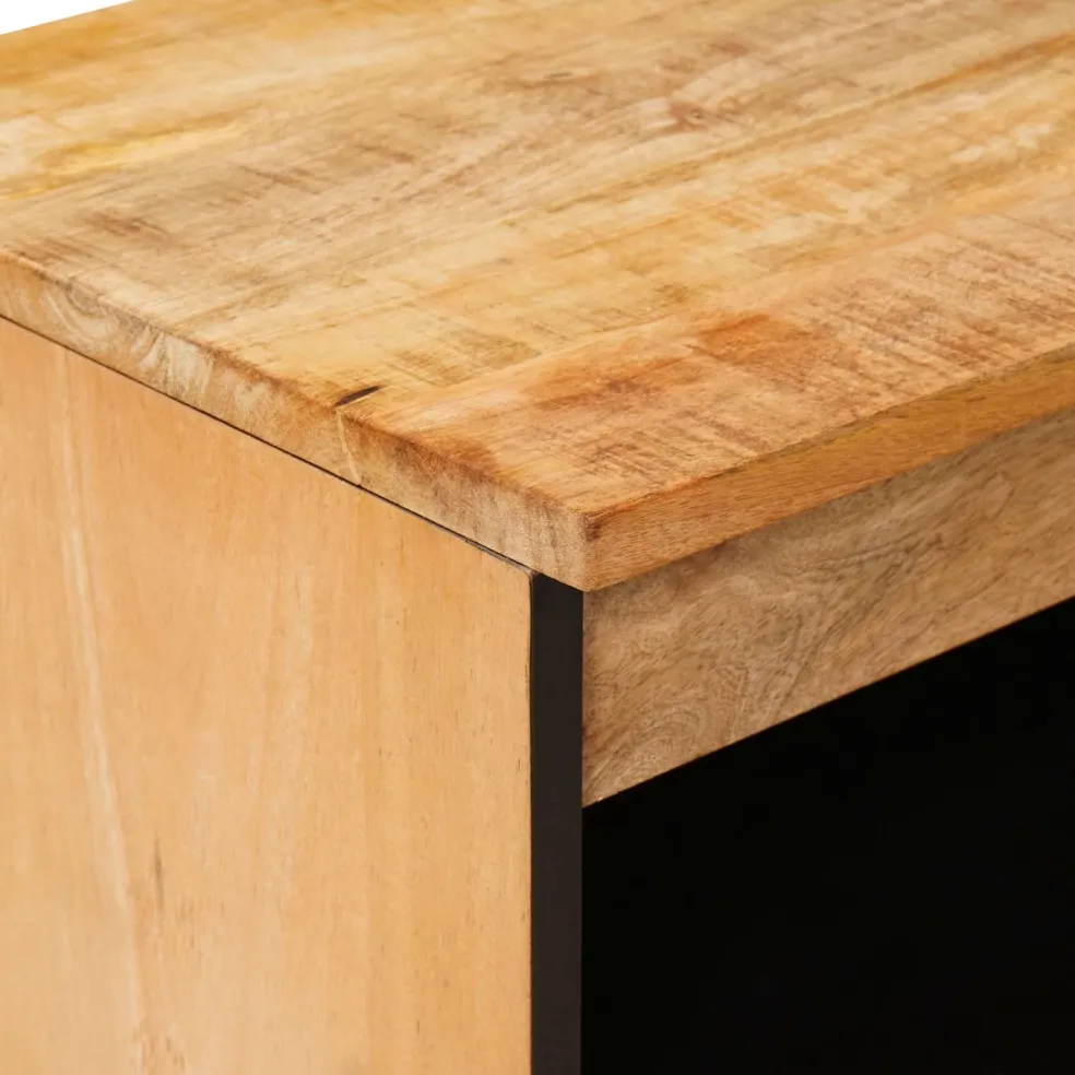 vidaXL Opslagkasten Bruin 60 x 33,5 x 75 cm Massief Mango Hout