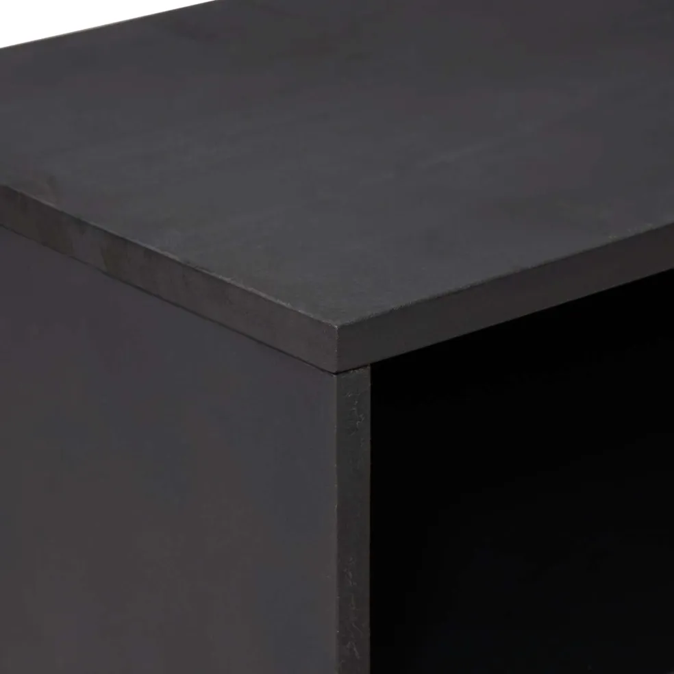 vidaXL Opslagkasten Meerkleurig 80 x 31,5 x 46 cm Massief Mango Hout