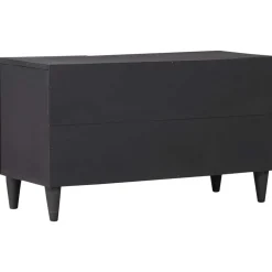 vidaXL Opslagkasten Meerkleurig 80 x 31,5 x 46 cm Massief Mango Hout