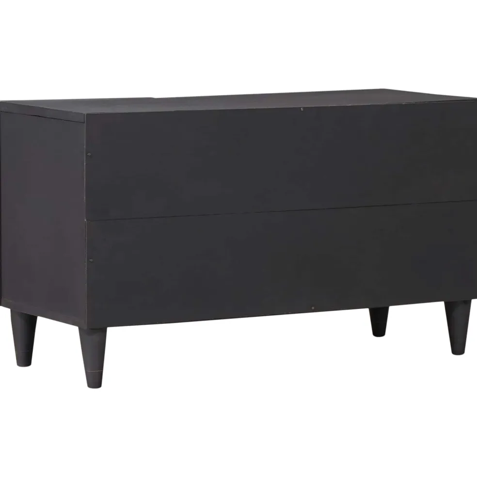 vidaXL Opslagkasten Meerkleurig 80 x 31,5 x 46 cm Massief Mango Hout